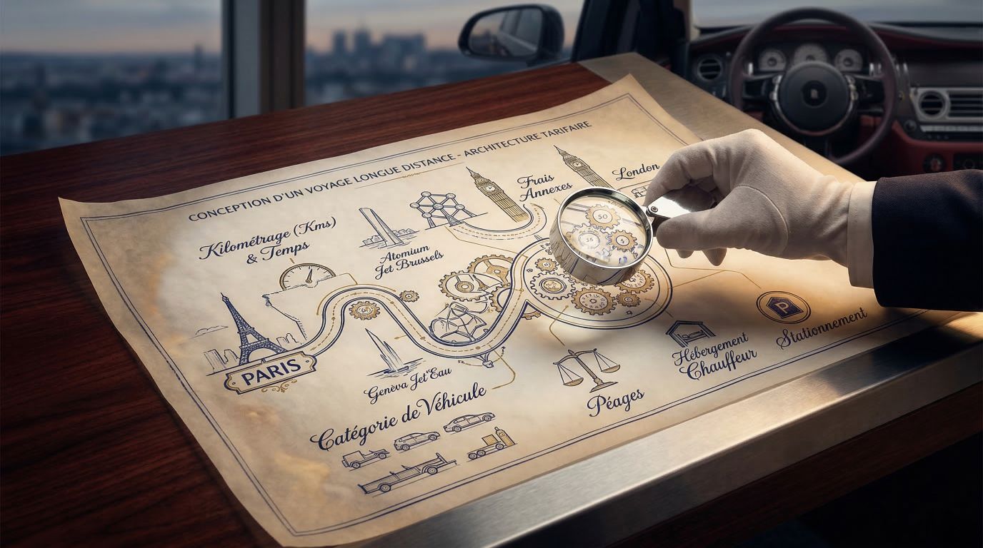 VTC longue distance depuis Paris : Comment est calculé le prix ?